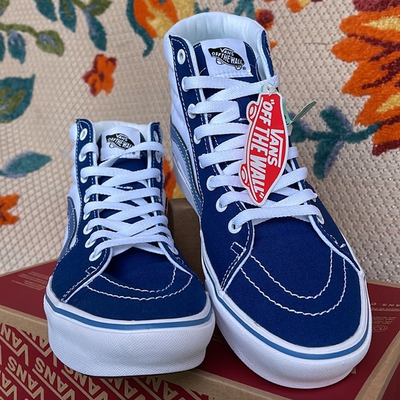 Vans Comfycush Sk8-Hi Tri-Tone True Blue/Moon Men’s sneakers - Picture 10 of 16
